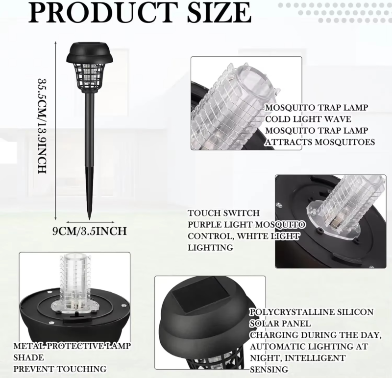SolaVoid - Solar-Moskitokiller-Lampe