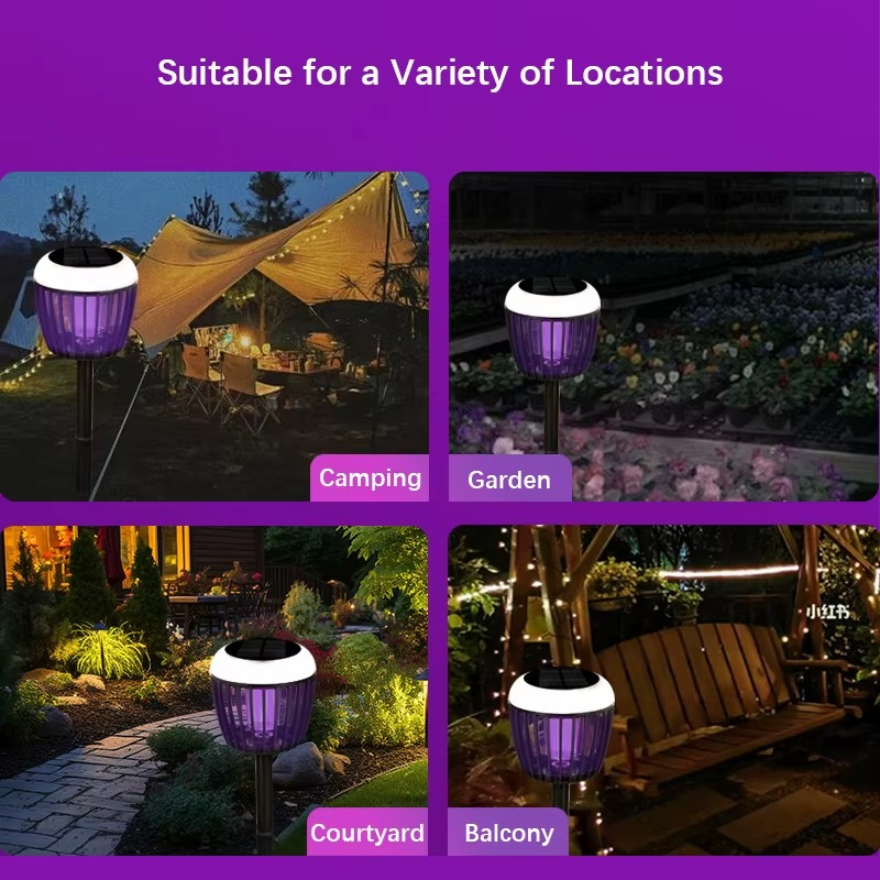 SolarZap - LED-Solar-Mücken-Gartenlampe