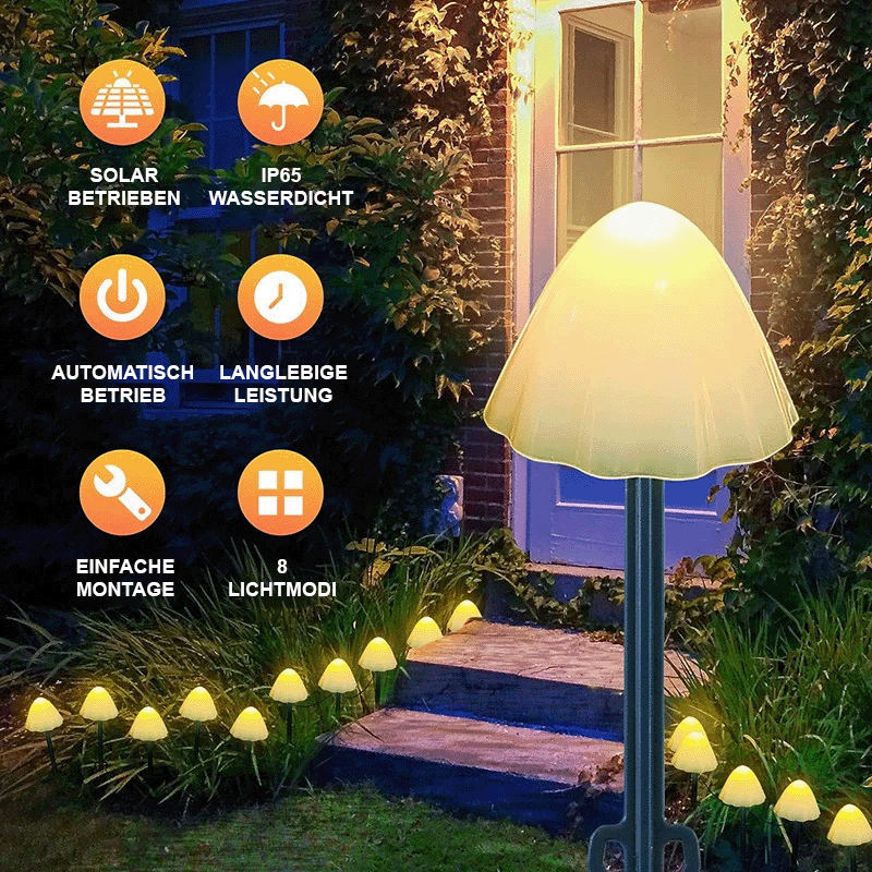 SunShroom™ - Solar Garten-Pilz-Leuchten