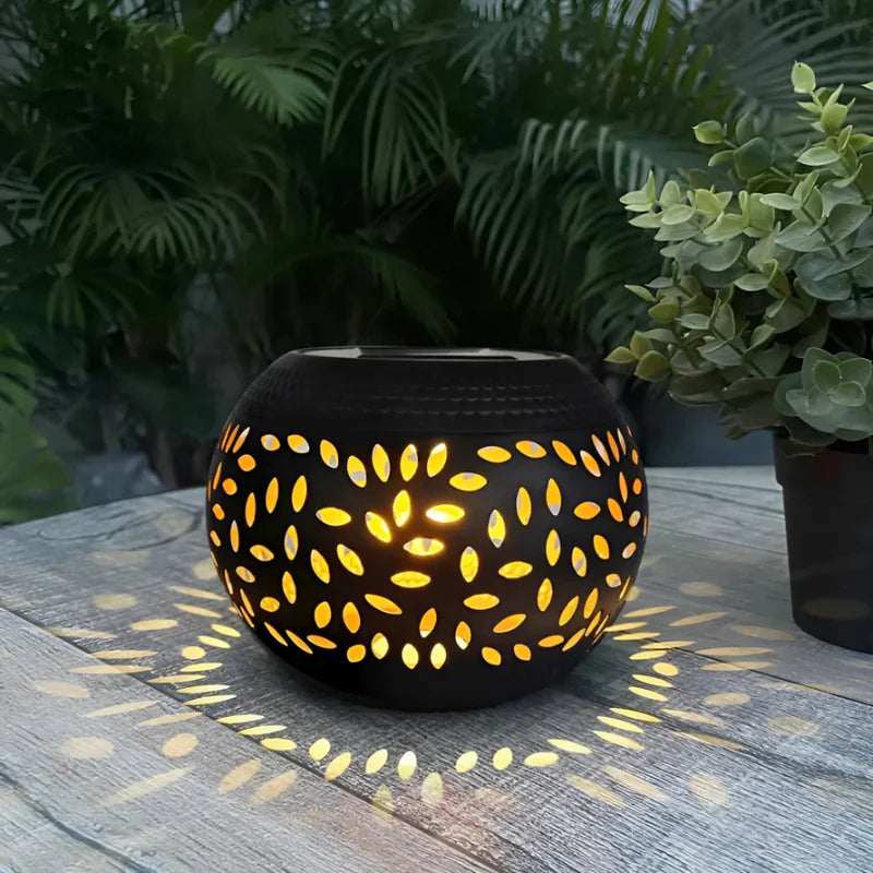GlowMosaic – Solarlampe mit Muster für Garten