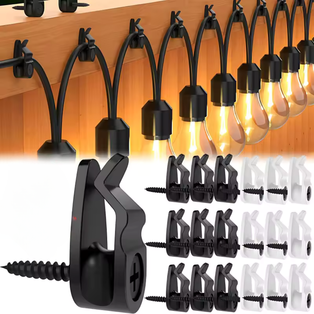 Vodoodporni zunanji svetlobni sponki – LED svetlobni kljuki za vrt, božič in zabavno dekoracijo