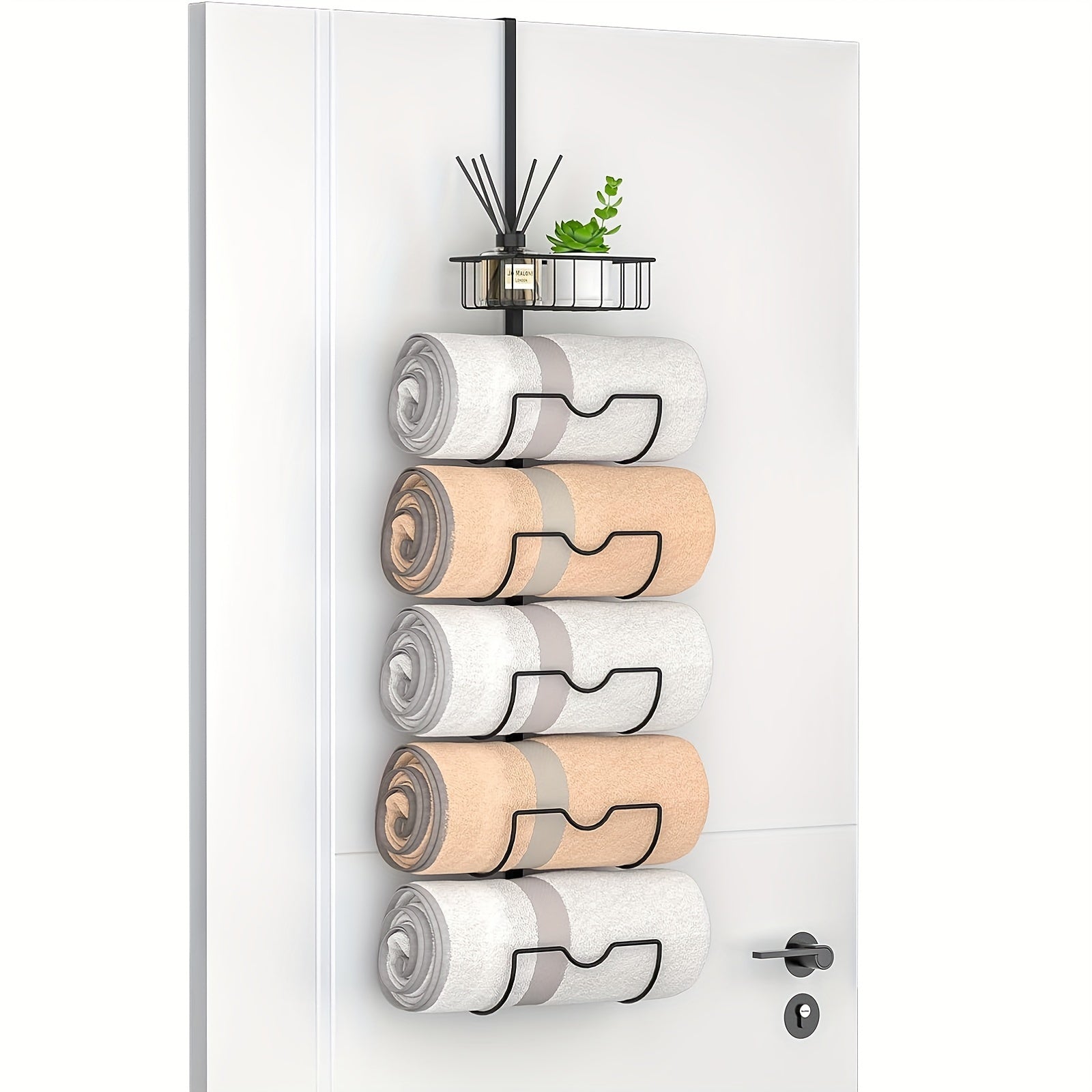 UrbanStyle | Eleganter Verstellbarer Handtuchhalter Ohne Bohren Für Badezimmer 1