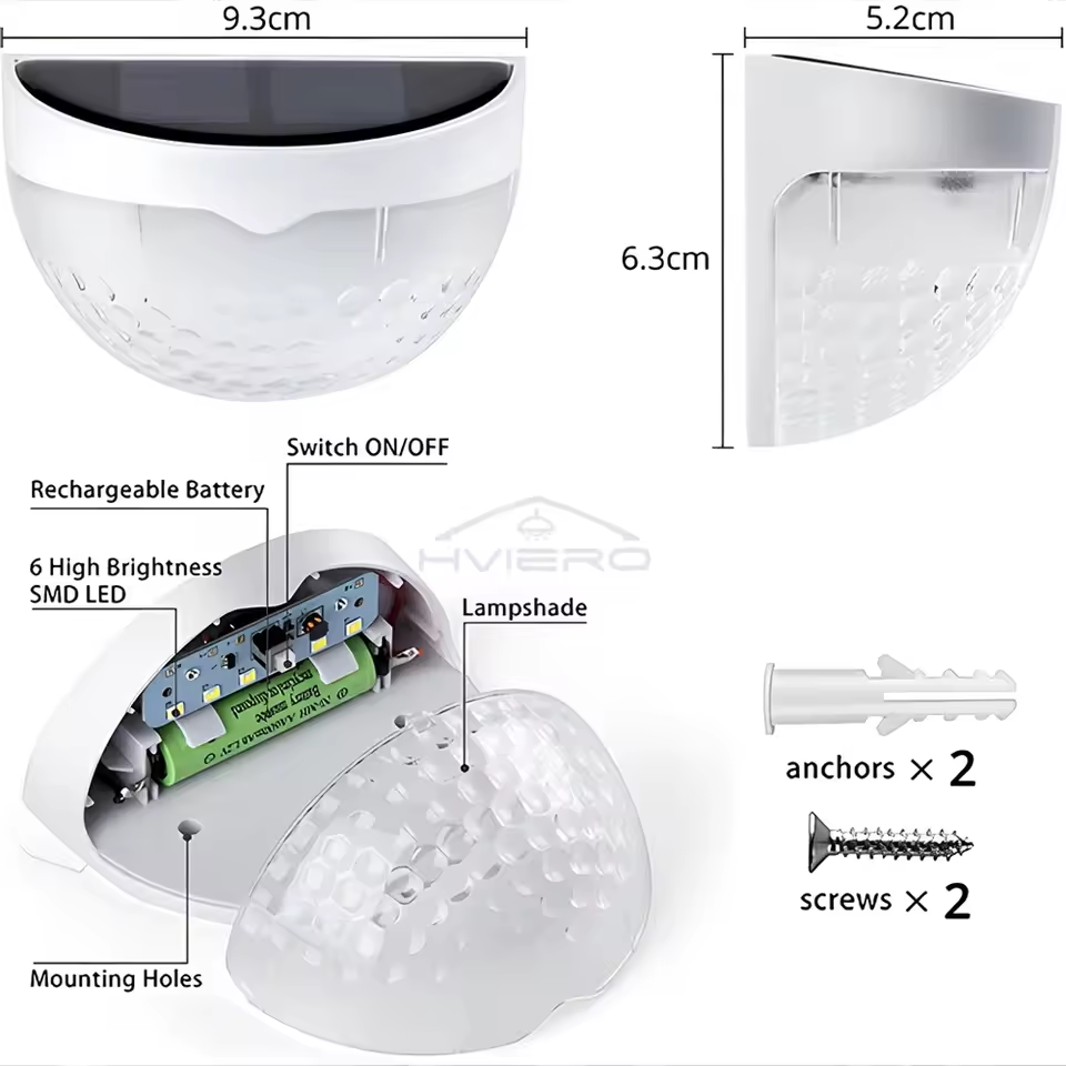 Arcus – Solar-Wandleuchte