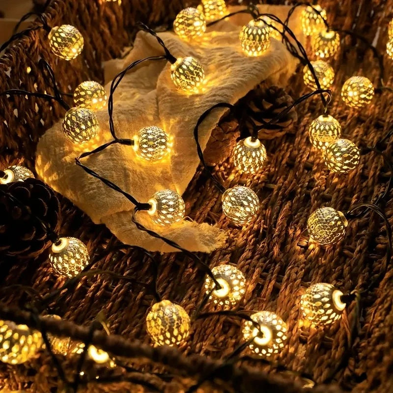 NoctaLume – Marokkanische Solar-Lichterkette 5M