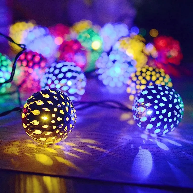 NoctaLume – Marokkanische Solar-Lichterkette 5M