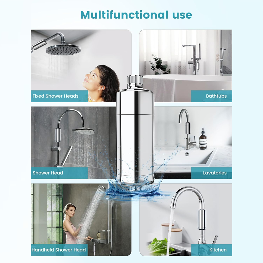 #1 filter za prho v Nemčiji – premium filter za prho proti vodnemu kamnu in kloru