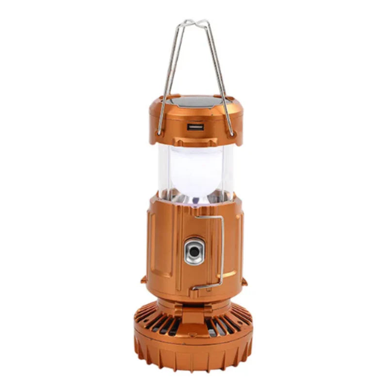 SolarBreeze - Tragbare LED Laterne mit Ventilator