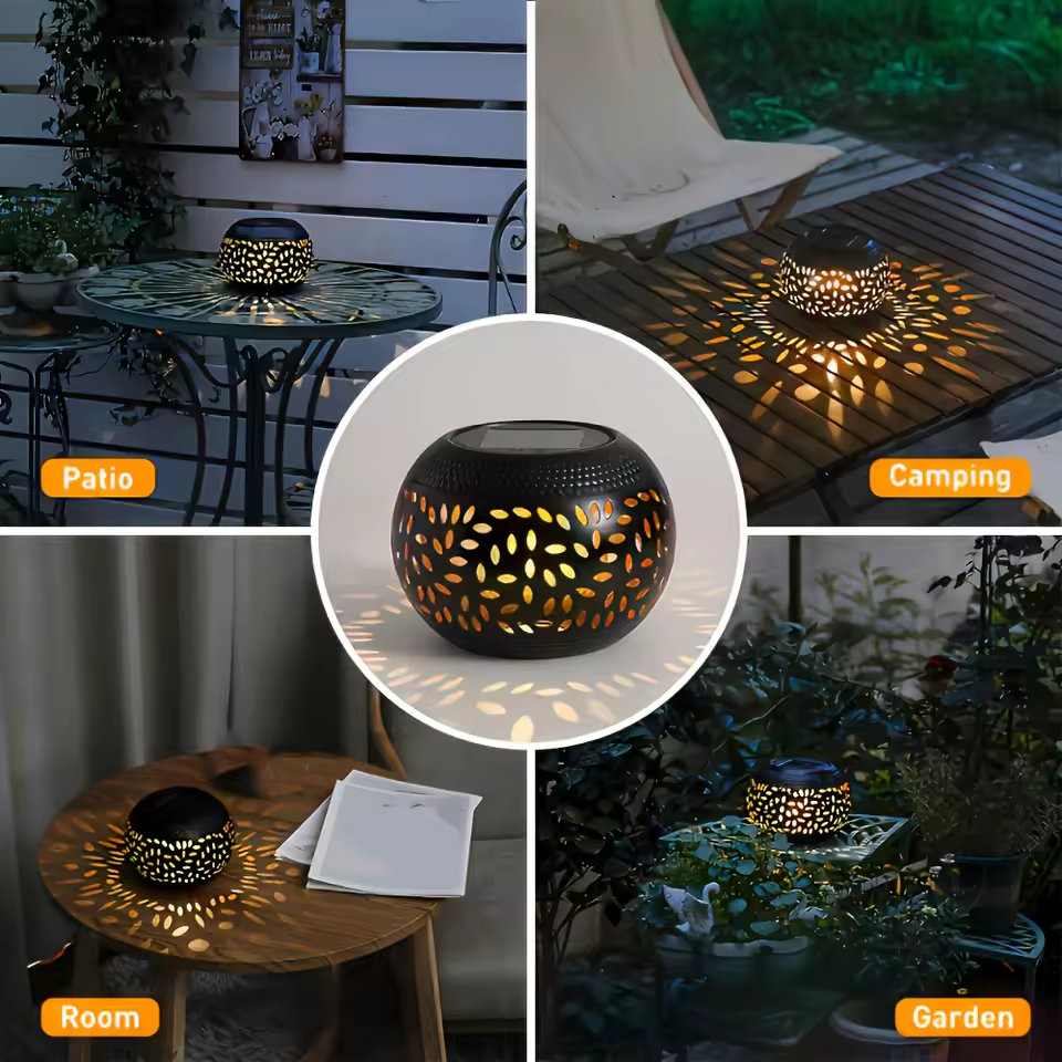 LumiBloom – Solarbetriebene Gartenblumenleuchten