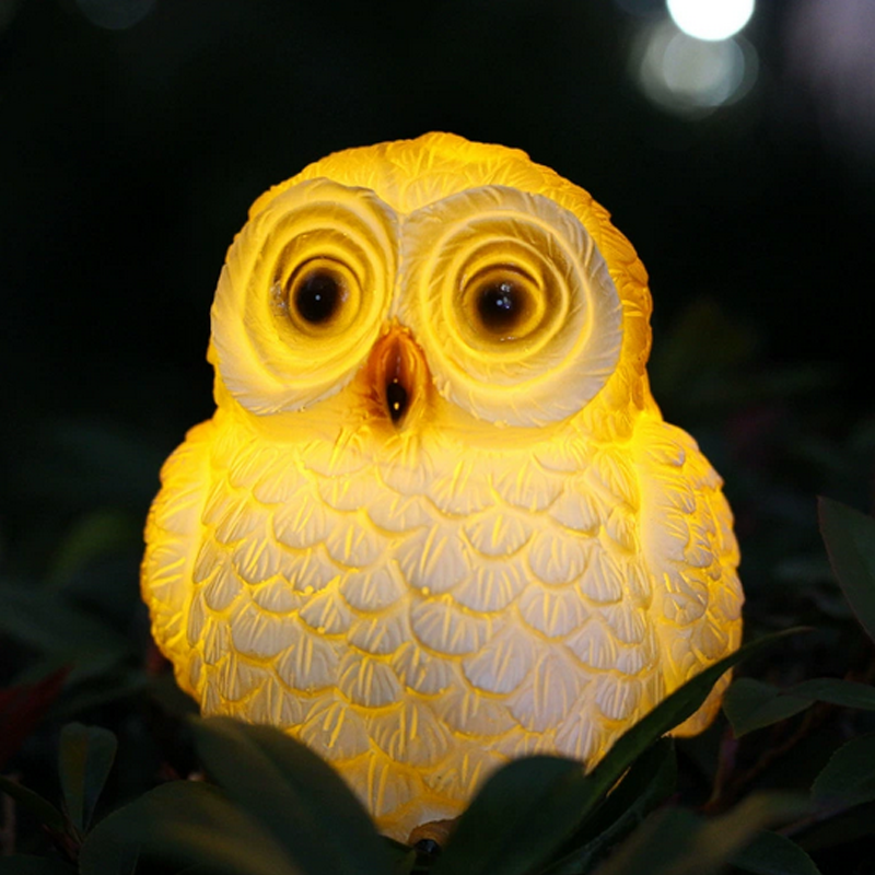 LunaOwl - Solar LED-Tischlampe für draußen