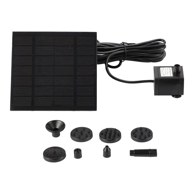 AquaBloom Solar črpalka za vodnjak – komplet za vrt in ribnik