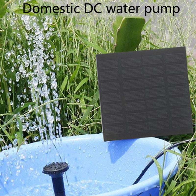 AquaBloom Solar črpalka za vodnjak – komplet za vrt in ribnik