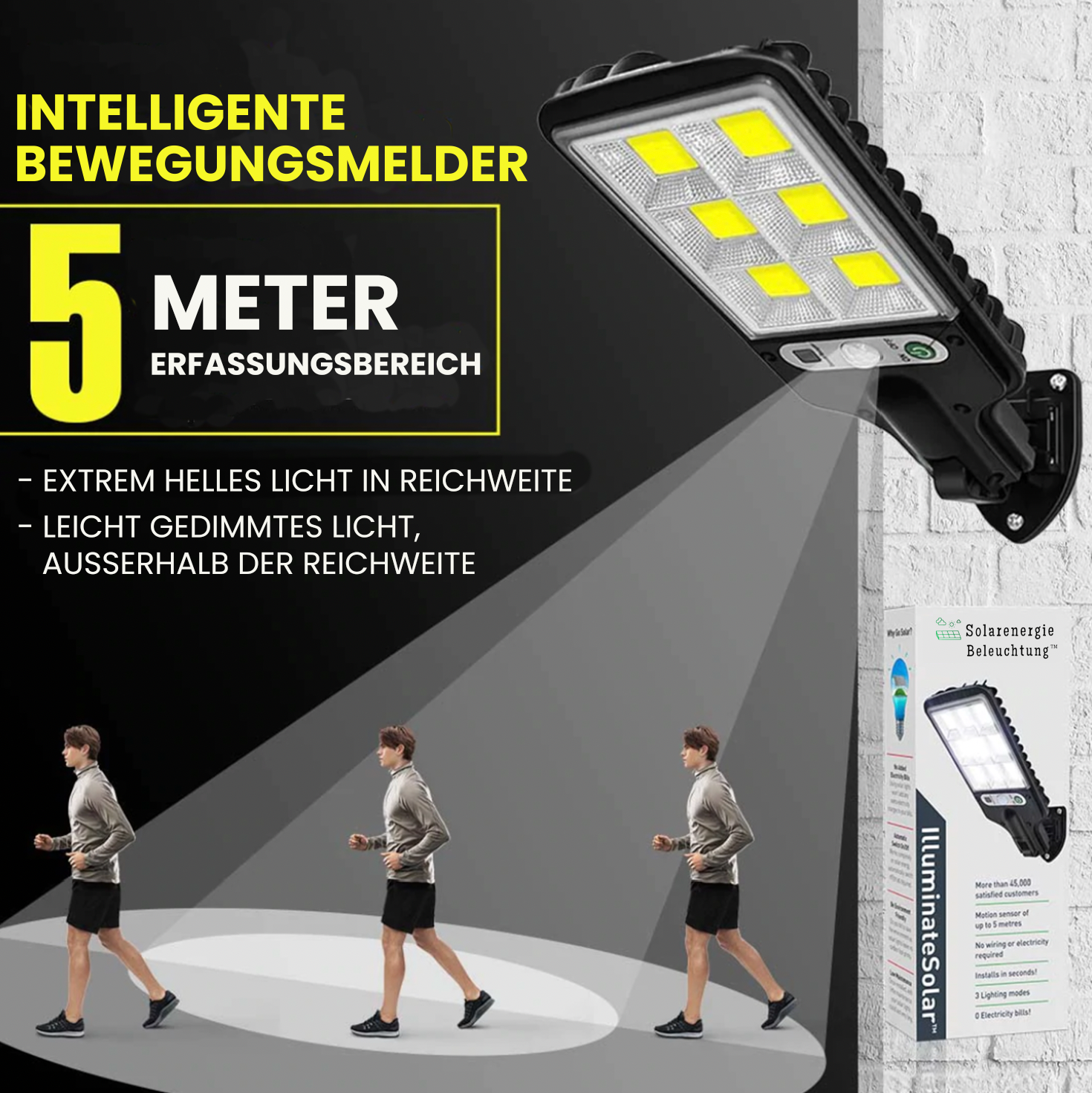 IlluminateSolar™- Die ultimative solarbetriebene LED-Straßenlampe